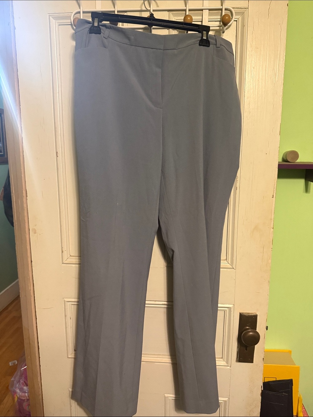 Light gray Women's Straight Leg Dress Pants